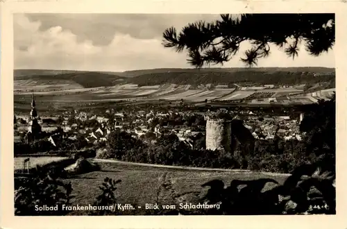 Kyffhäuser/Thür. - Solbad Frankenhausen - Blick vom Schlachtberg -301912