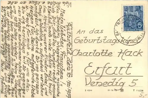 Kyffhäuser/Thür. - Solbad Frankenhausen - Blick vom Schlachtberg -301912