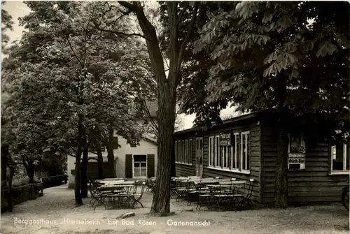 Bad Kösen Heilbad -Berggasthof Himmelreich - Gartenansicht -302852