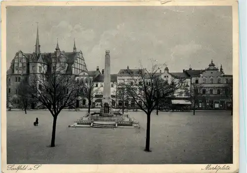 Saalfeld/Saale - Marktplatz -302380