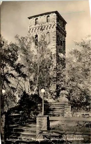 Rudolstadt/Thür. - Berggaststätte Marienturm, Aussichtsturm -302420