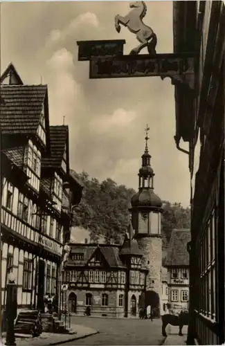 Stolberg/Harz . Hotel Weisses Ross - Älteste Gaststätte im Ort seir 1627 -302720
