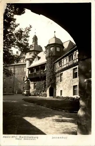 Mansfeld/Südharz - Heilstätte Rammelburg - Innenhof -302804