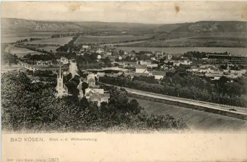 Naumburg - Bad Kösen - Blick von der Wilhelmsburg -302142