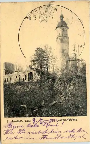 Arnstadt/Thür. - Ruine Neldeck -302526