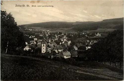 Zella-Mehlis/Thür. - Zella-St. Bl. - Blick vom Lerchenberg -302244