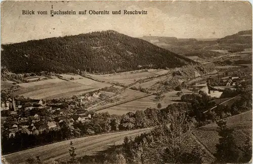 Saalfeld/Saale - Blick vom Fuchsstein auf Obernitz und Reschwitz -301632