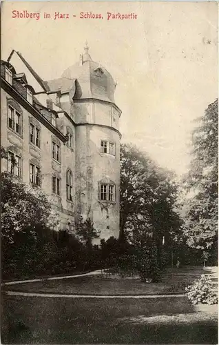 Stolberg/Harz - Schloss Parkpartie -301982