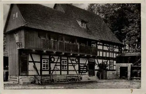 Rudolstadt/Thür. - Unterhaseler Bauernhaus aus dem Saaletal -302324