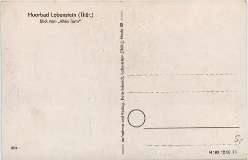 Lobenstein/Thür. - Blick vom alten Turm -301772