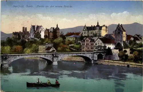 Saalfeld/Saale - Partie an der neuen Brücke -302314