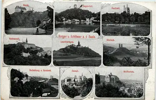 Burgen und Schlösser a.d.Saale - div.Bilder -302376