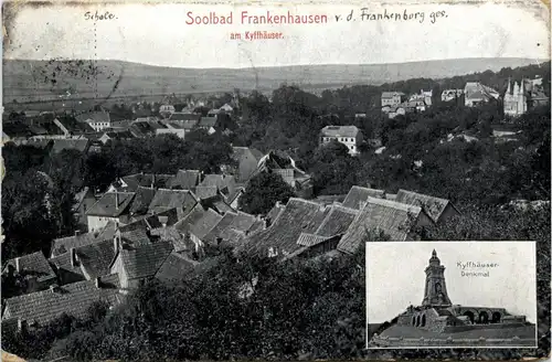 Solbad Frankenhausen/Kyffh. - v.d.Frankenburg gesehen -302620