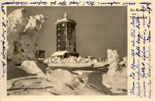 Brocken, Harz - Der Brocken im Winterkleid -302080