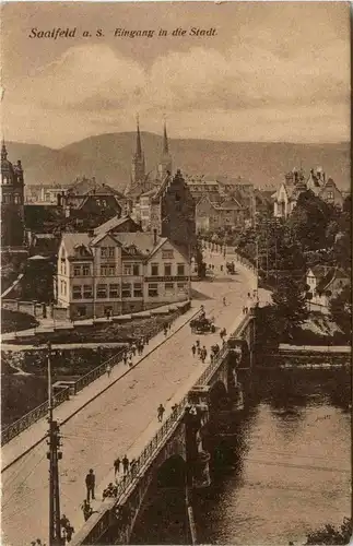 Saalfeld/Saale - Eingang in die Stadt -302978
