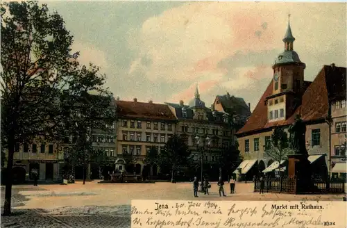 Jena - Markt mit Rathaus -301152