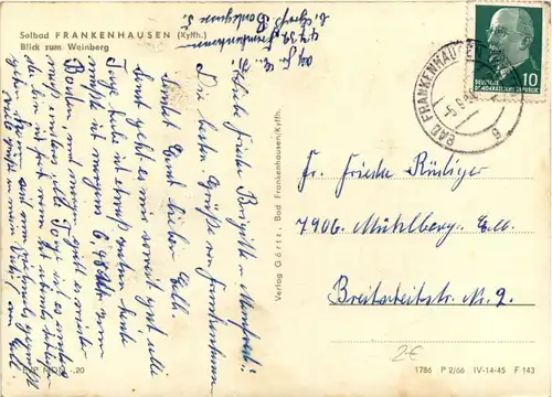 Solbad Frankenhausen/Kyffh. - Blick zum Weinberg -302644