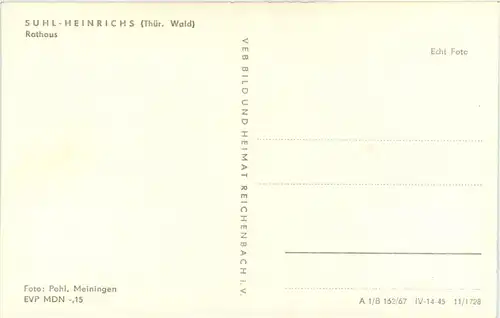 Suhl/Thür. - Rathaus -302952