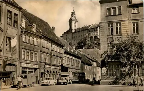 Rudolstadt/Thür. - Blick vom Markt zur Heidecksburg -302972