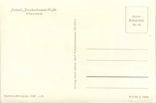 Kyffhäuser/Thür. - Solbad Frankenhausen - Schwimmbad -303092