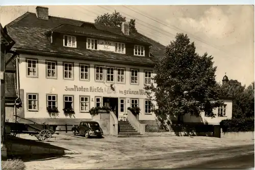 Saalfeld- Hoheneiche über Saalfeld-Gasthaus zum roten Hirsch -302994