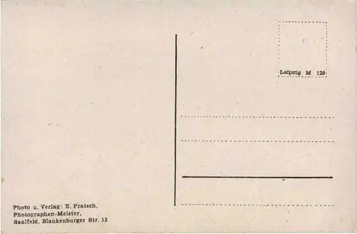 Saalfeld/Saale - Stadt der Feengrotten. Das Loch -302988