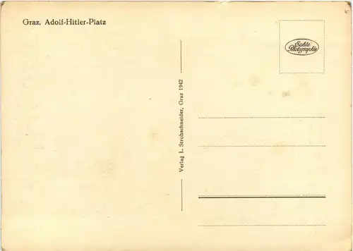 Graz/Steiermark - Adolf-Hitler-Platz -304822