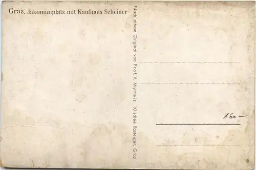 Graz/Steiermark - Jakominiplatz mit Kaufhaus Scheiner -304596