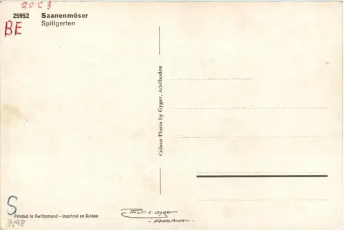 Saanenmöser - Spillgerten -205280