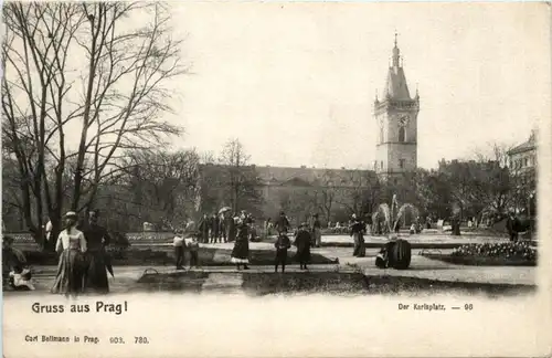 Gruss aus Prag - Karlsplatz -205308