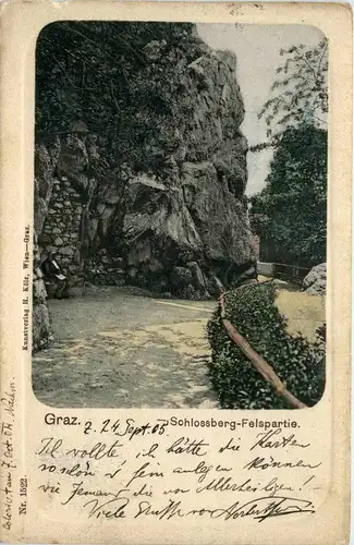 Graz/Steiermark - Schlossberg-Felspartie -304188