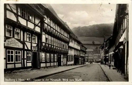 Stolberg/Harz . Alte Häuser in der Neustadt -302686
