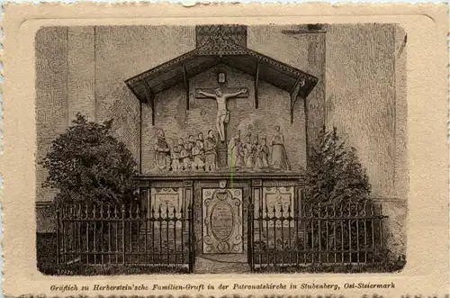 Stubenberg/Steiermark - Gräfisch zu Herbertsteinsche Familien-Gruft in der Patronatskirche in Stubenberg -304388