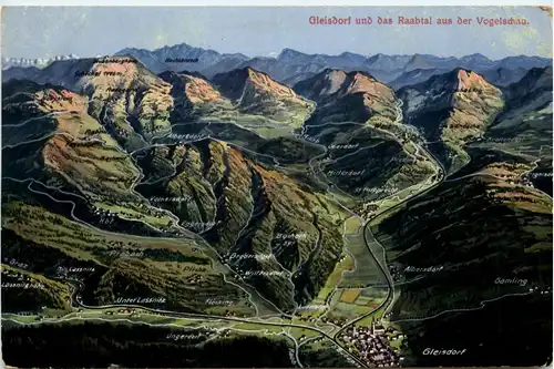 Gleisdorf /Steiermark - und das Raabtal aus der Vogelschau -303722