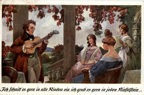 Ich schnitt es gern in alle Rinden ein -206452