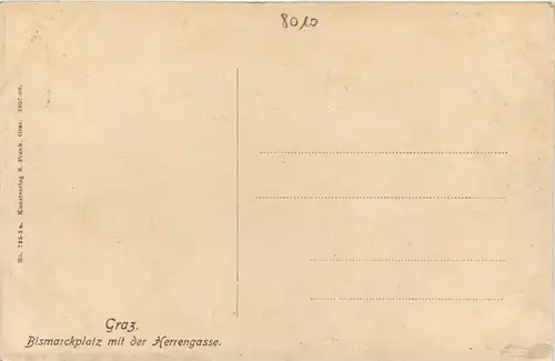 Graz/Steiermark - Bismarckplatz mit der Herrengasse -305236