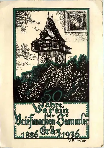 Grazl/Steiermark - 50 Jahre Verein der Briefmarken Sammler in Graz 1886-1936 -305410