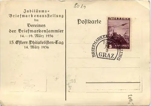 Grazl/Steiermark - 50 Jahre Verein der Briefmarken Sammler in Graz 1886-1936 -305410