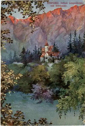 Eisenerz/Steiermark - Leopoldsteiner Schloss mit Seemauer -306358