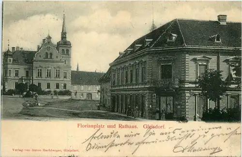 Gleisdorf/Steiermark - Florianplatz und Rathaus -305270