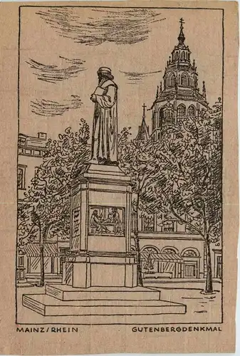 Mainz - Gutenbergdenkmal -258226