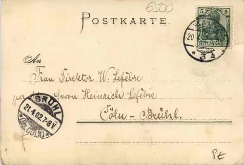 Mainz - Gutenberg Denkmal - Litho -258284