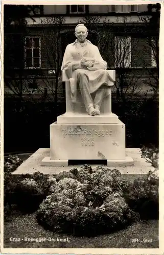 Graz/Steiermark - Rosegger-Denkmal -304830