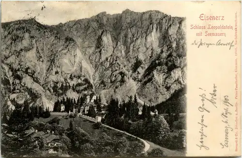 Eisenerz/Steiermark - Schloss Leopoldstein mit Seemauer -306538