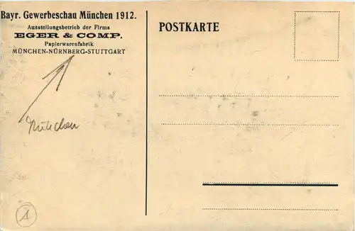 München - Gewerbeschau 1912 - Eger & Comp -258286