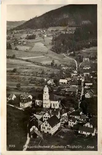 Graz/Steiermark - Fladnitz an der Teichalm, bei Sommerfrische Passail - Fliegeraufnahme -305498