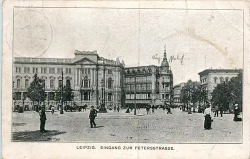 Leipzig - Eingang zur Petersstrasse -258954