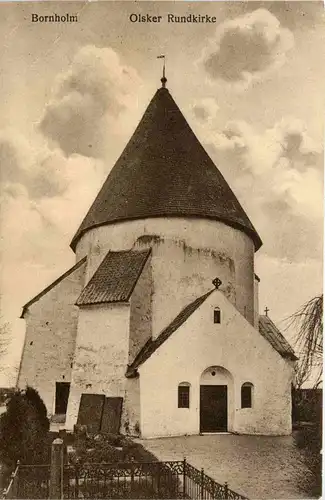 Bornholm Olsker Rundkirke -259070