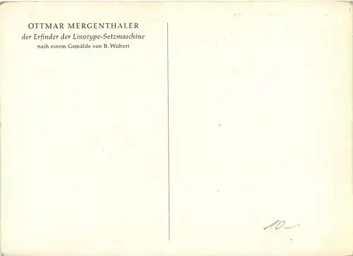 Ottmar Mergenthaler - B. Wichert -258232