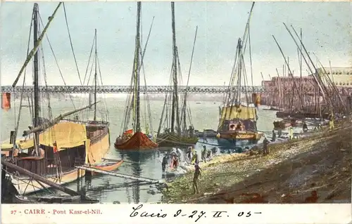Kairo - Pont Kasr-el-Nil -258294